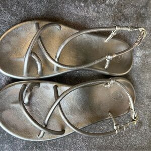 OluKai Metallic Gold Women's Sandals